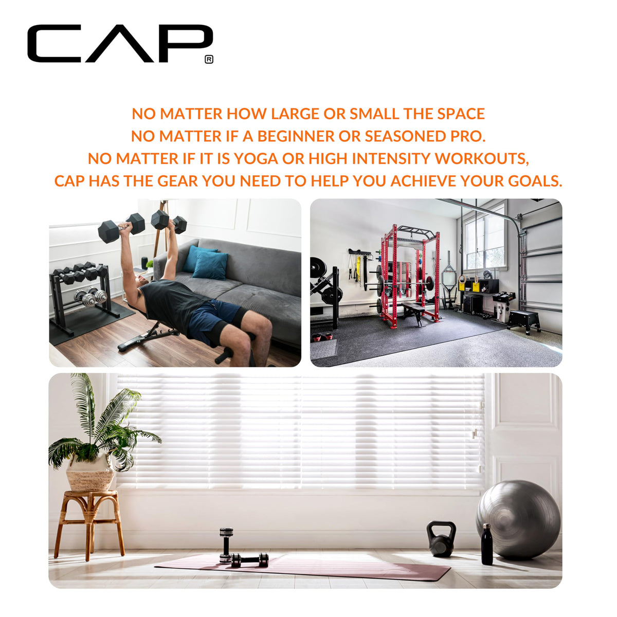 CAP A Frame Dumbbell Weight Rack - Premium Selection Official Imagery - 8