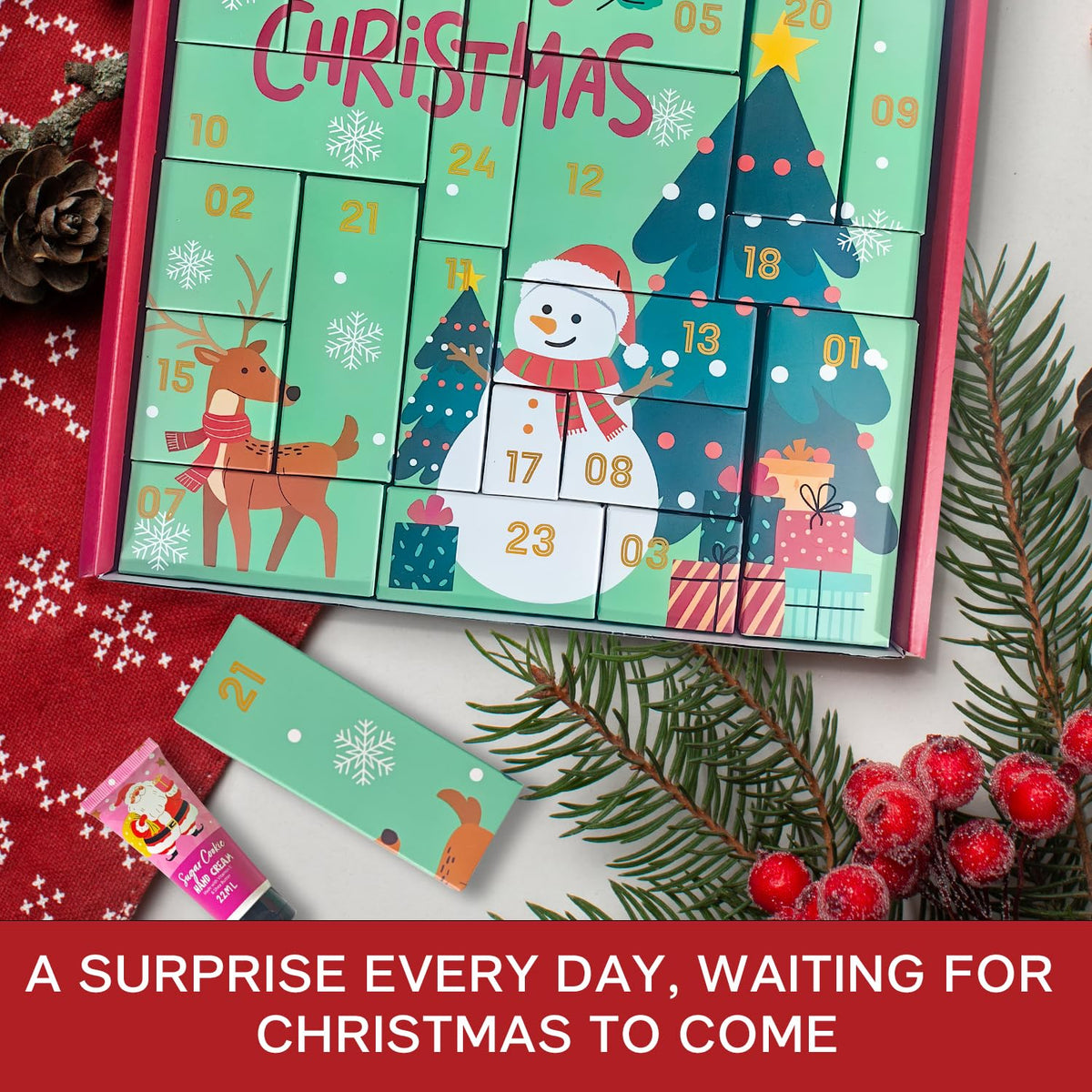Advent Calendar 2026 Christmas Gift Sets Beauty 24 Days for - Nomemio Official Imagery - 5