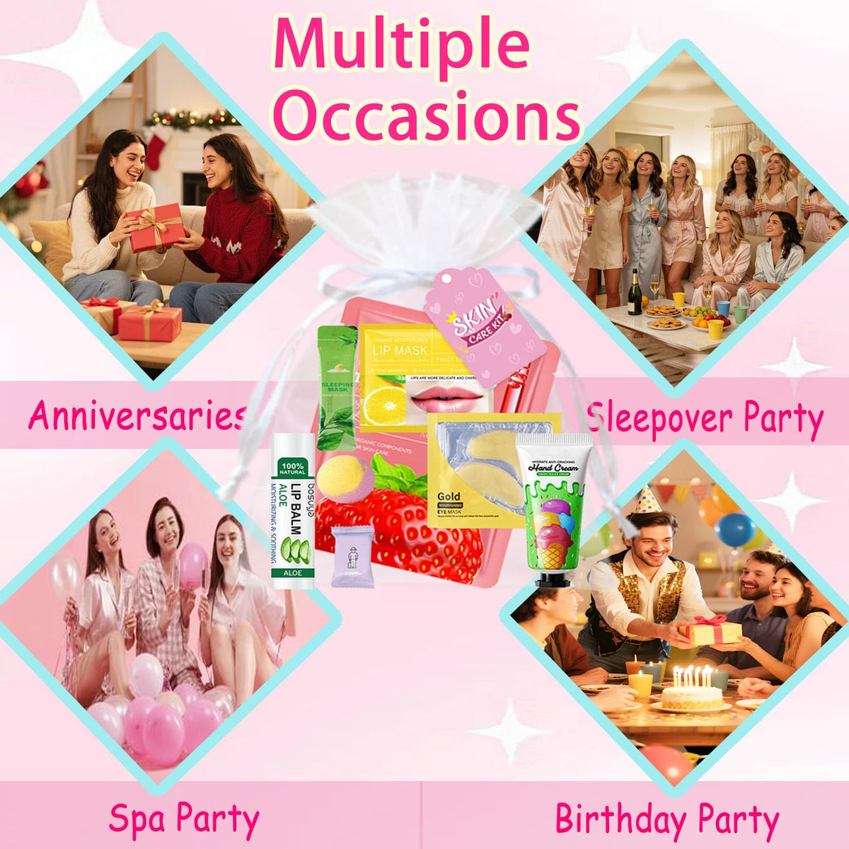 230PCS Spa Party Supplies for Women Spa Party Favors Include - Aavlarla Official Imagery - 8