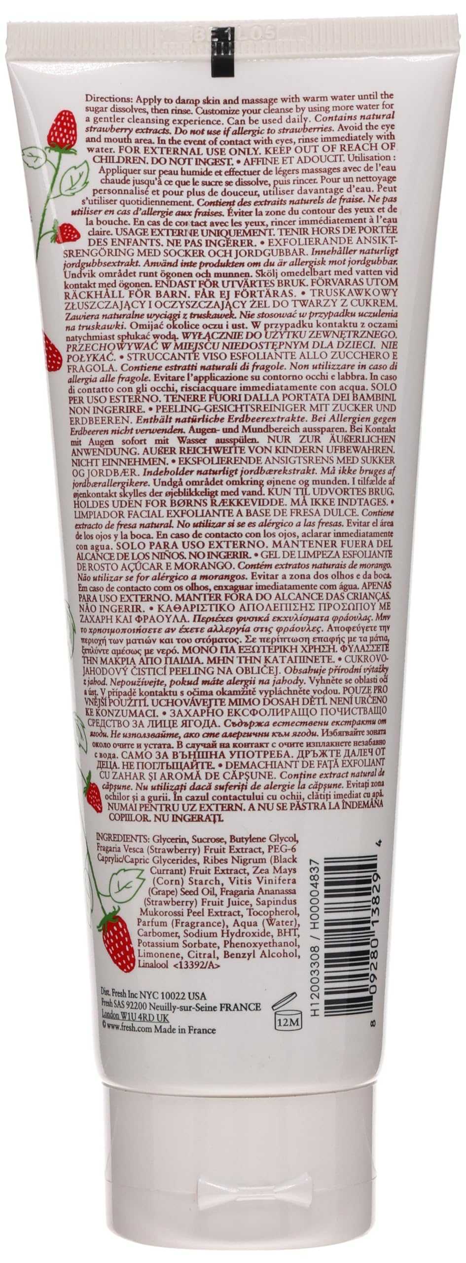 Fresh Sugar Strawberry Exfoliating Face Wash Cleanser Women - Fresh Official Imagery - 4