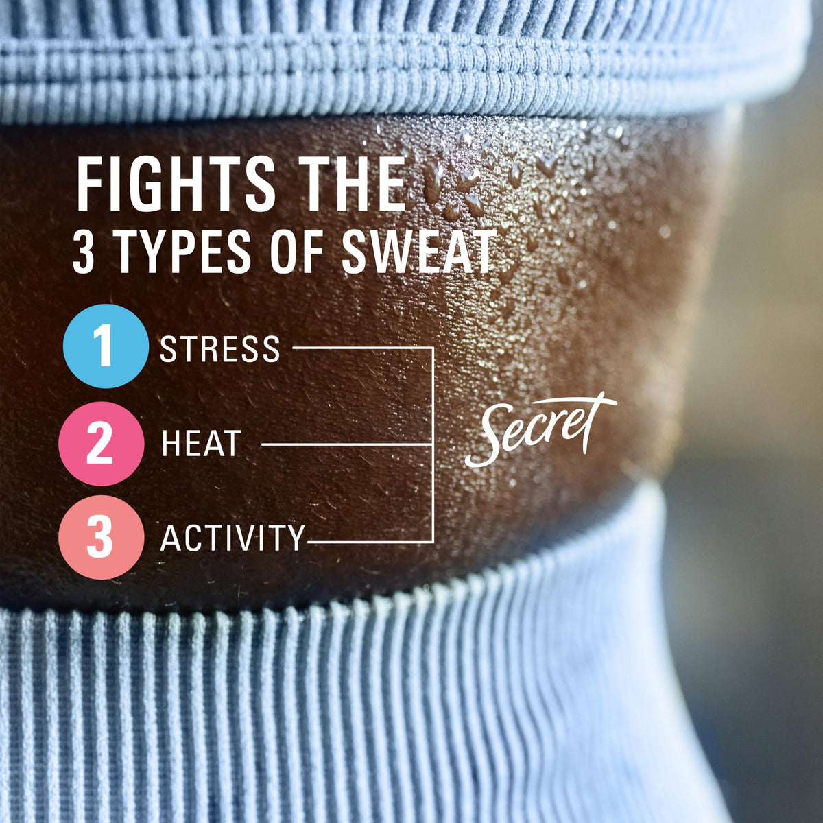 Secret Clinical Antiperspirant Deodorant for Women Stress – close-up detail