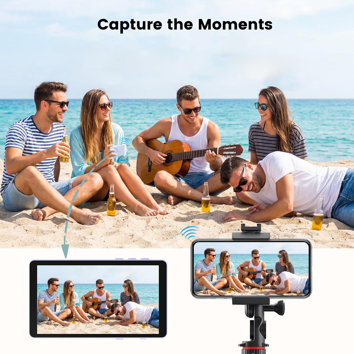 Vamvo Selfie Monitor Screen Vlog Magnetic with Remote - Vamvo Official Imagery - 8