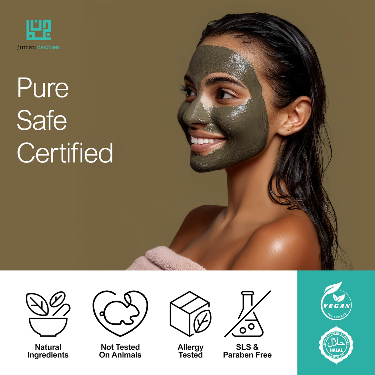 JUMAN Dead Sea Minerals Mud Mask Sampler Set - JUMAN Official Imagery - 5
