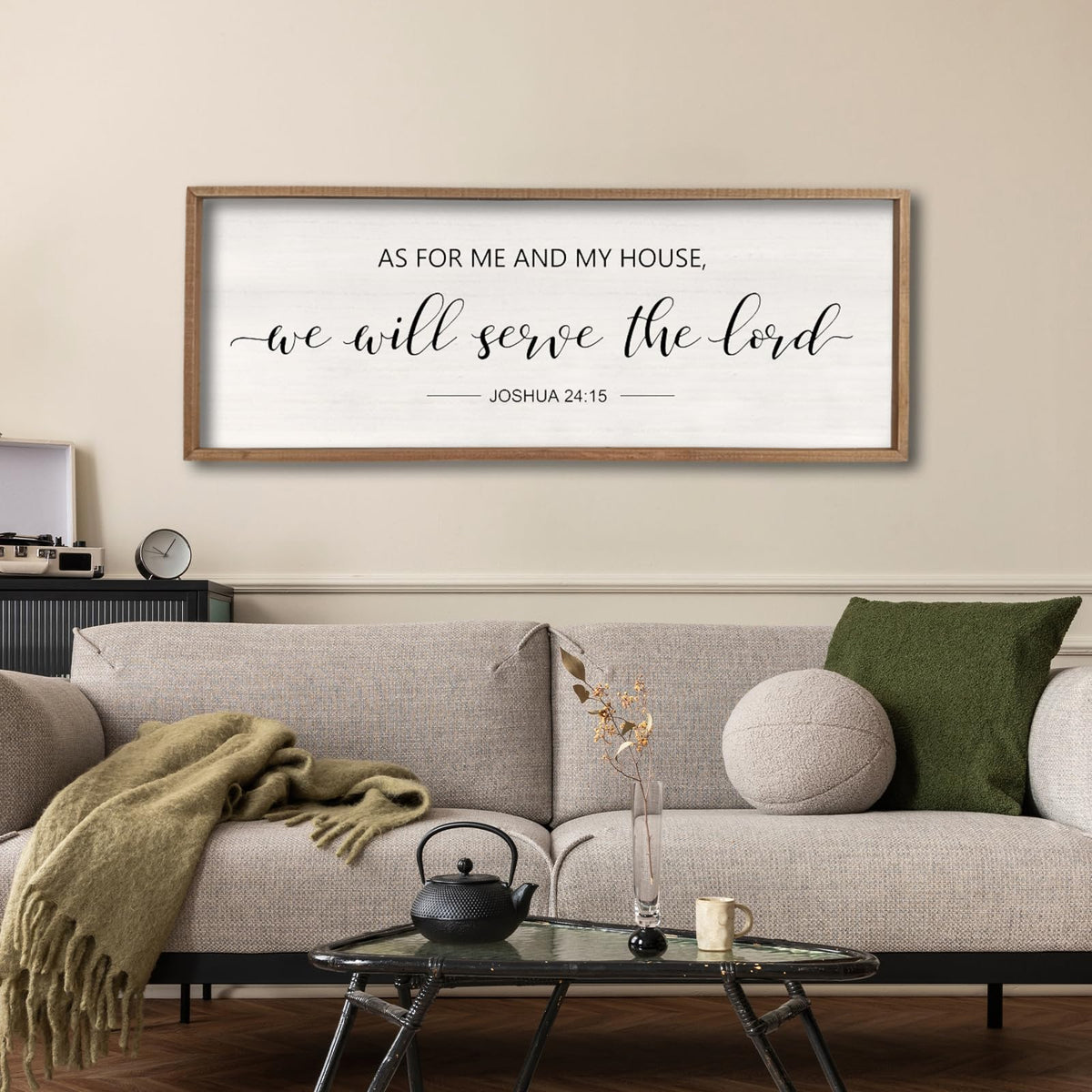 As For Me And My House We Will Serve The Lord Wall Decor 32 - comurdyo Official Imagery - 1