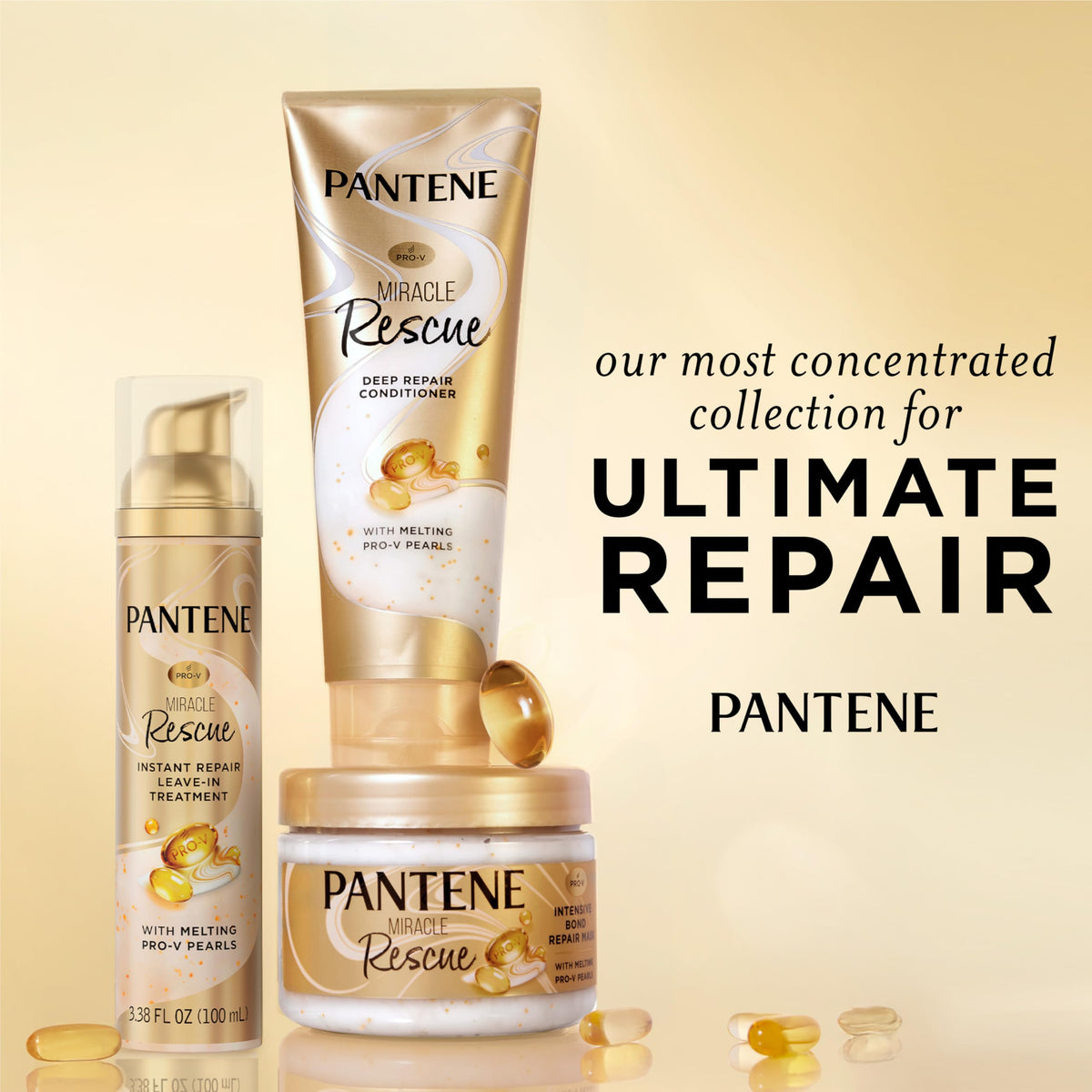 Pantene Miracle Rescue Hair Mask Intensive Bond Repair with – alternate angle