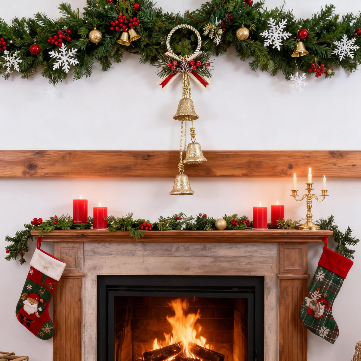 Relbud Christmas Bells Decorations Jingle Bell Hanging Decorative – packaging and label