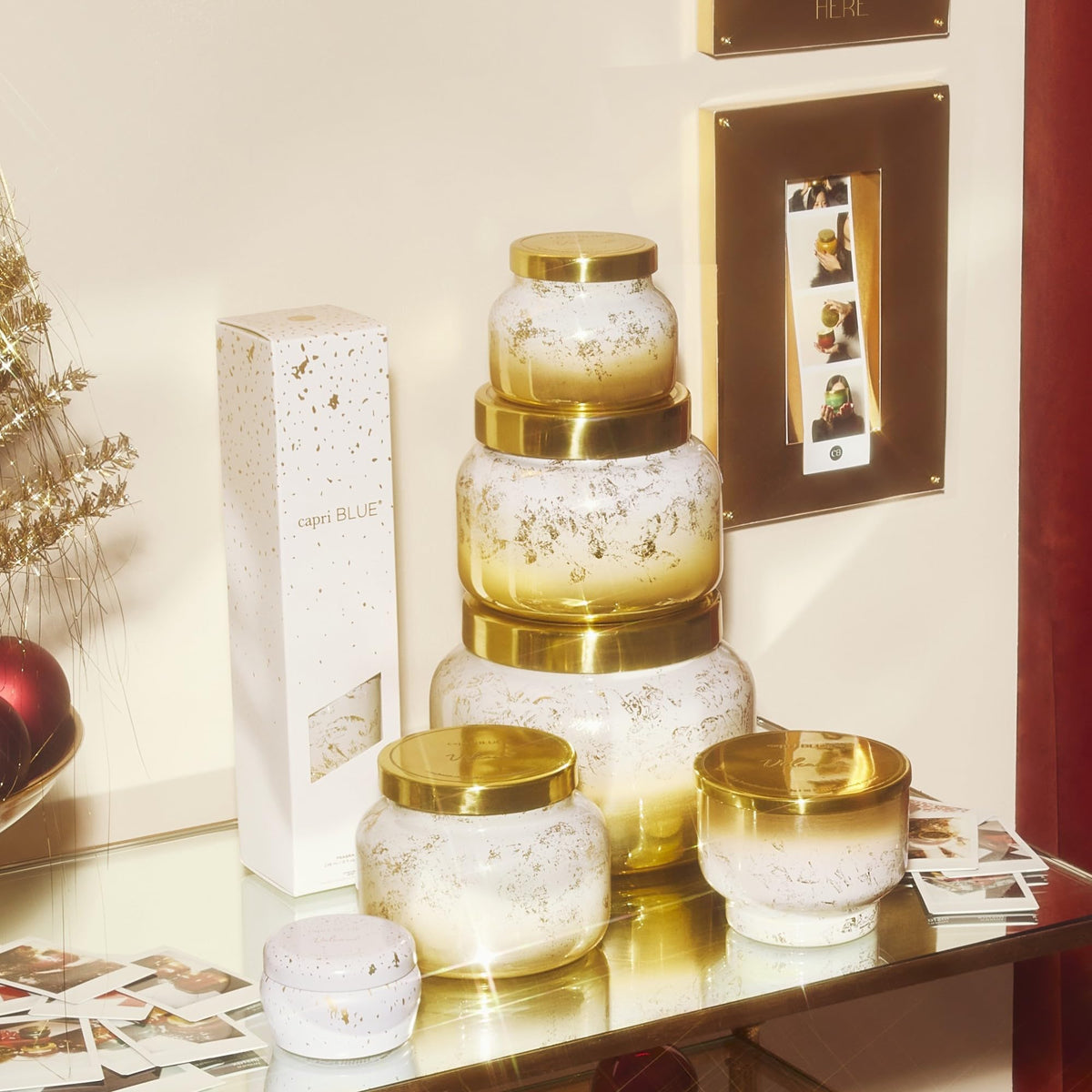 Capri Blue Glimmer Reed Diffuser Set - Premium Selection Official Imagery - 6