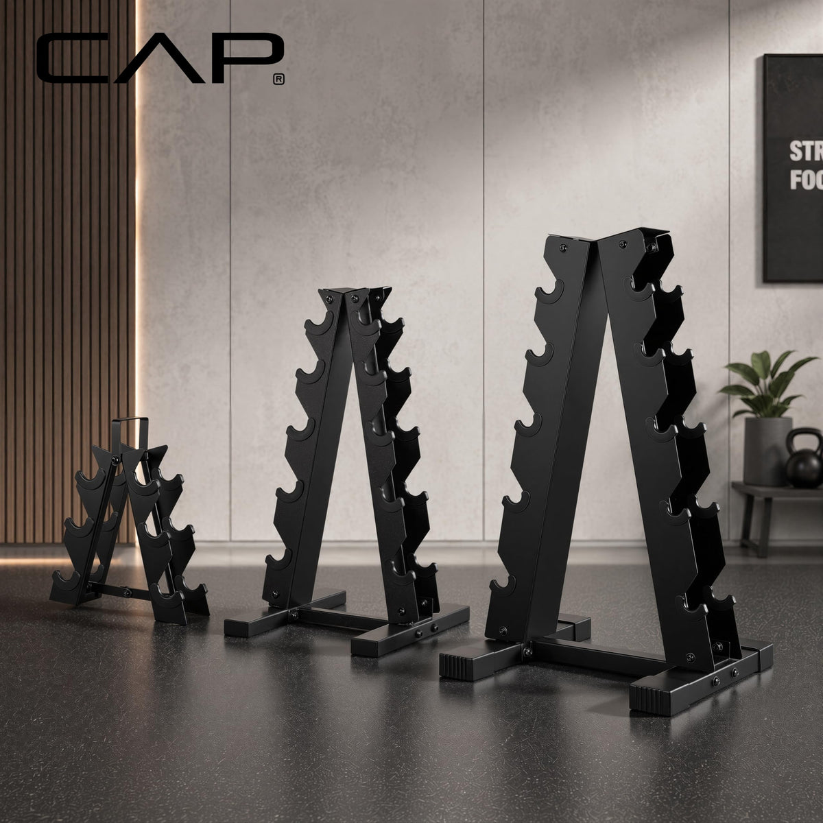 CAP A Frame Dumbbell Weight Rack - Premium Selection Official Imagery - 7
