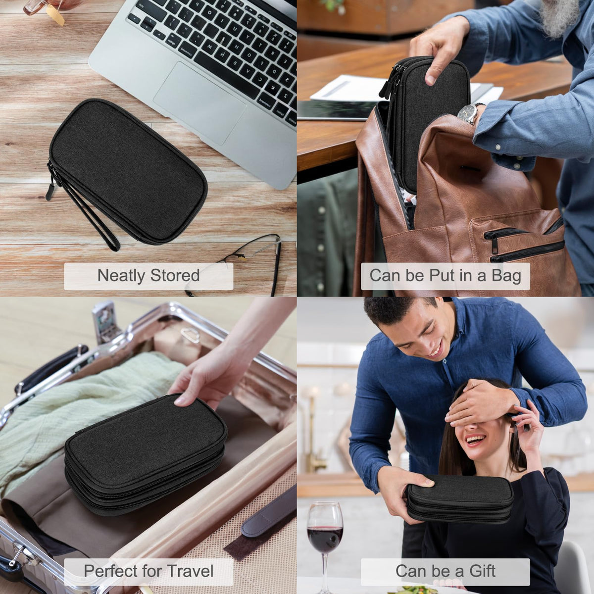 FYY – Cable Organizer Bags & Cases on display