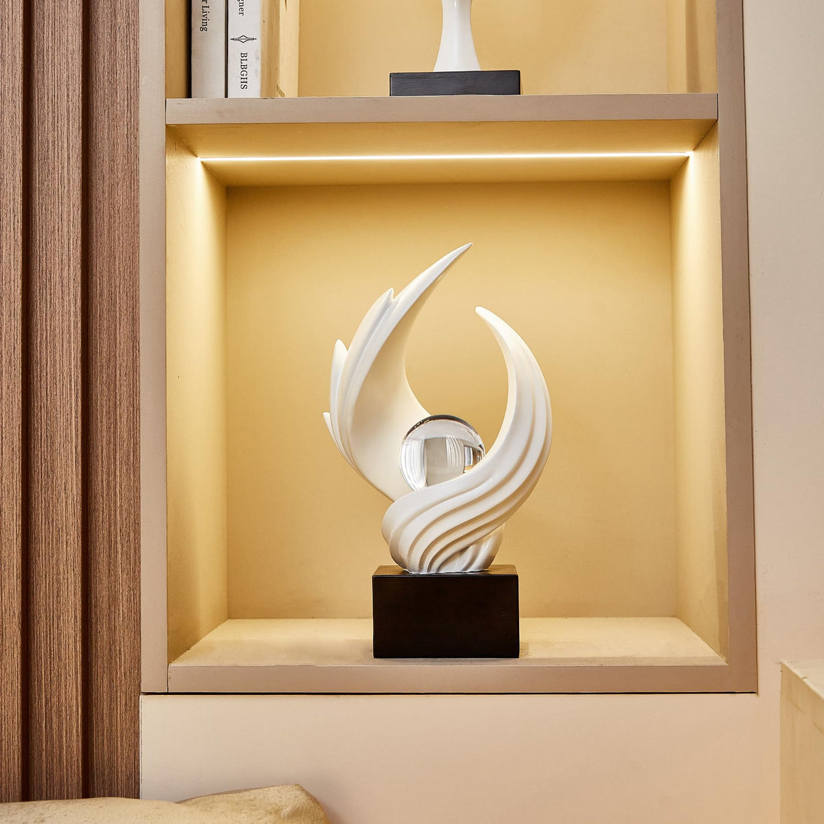 FJS Modern Abstract Sculpture for Coffee Table Living Room - FJS Official Imagery - 5