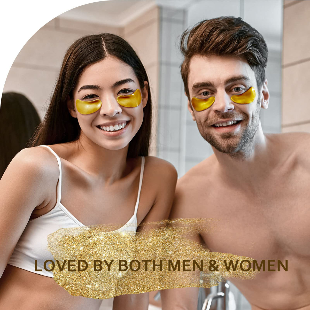 Taimand Under Eye Patches 24K Gold Eye Mask for Dark Circles – alternate angle