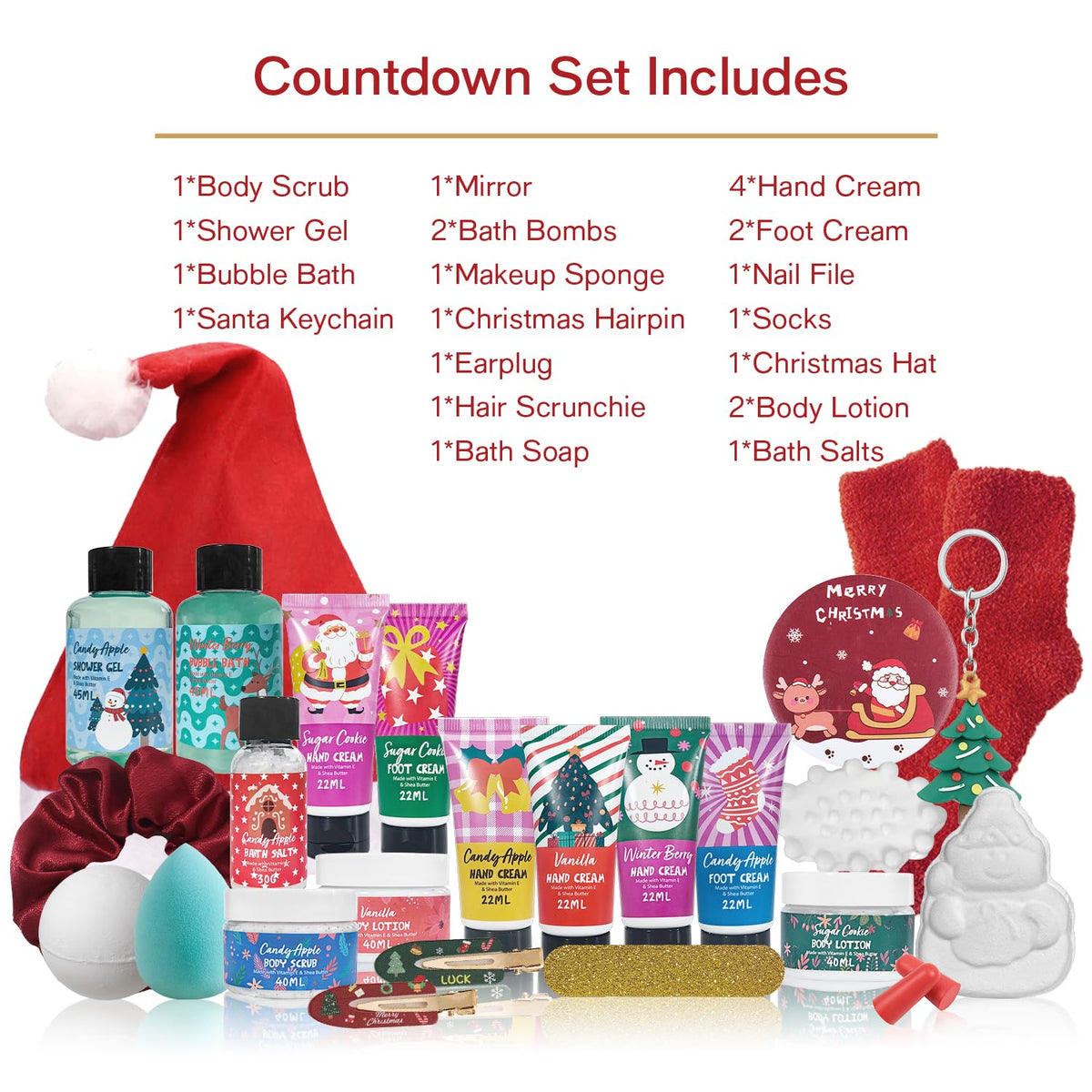Advent Calendar 2026 Christmas Gift Sets Beauty 24 Days for - Nomemio Official Imagery - 3
