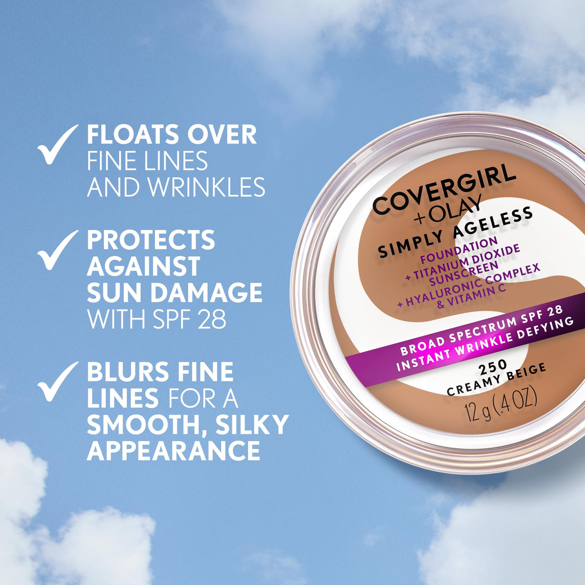 COVERGIRL Olay Simply Ageless Instant Wrinkle Defying – full view