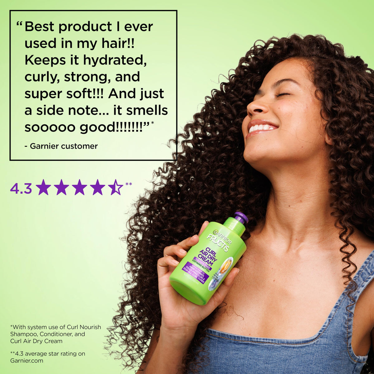 Garnier – Conditioners on display