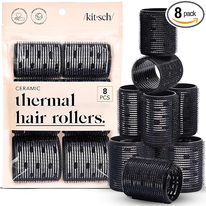 Kitsch Ceramic Hair Rollers for Women