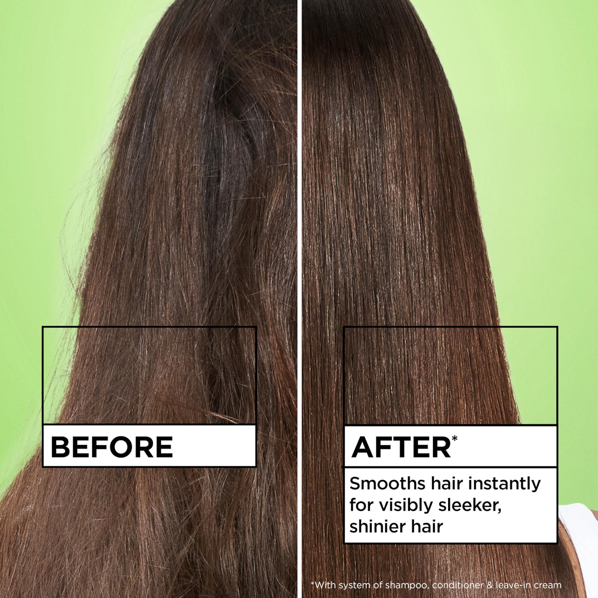 Garnier Fructis Sleek Shine Leave In Conditioner Cream 10 2 – packaging and label