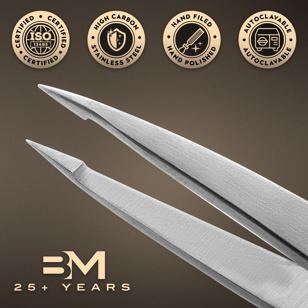 By MILLY Pointed Tweezers – full view