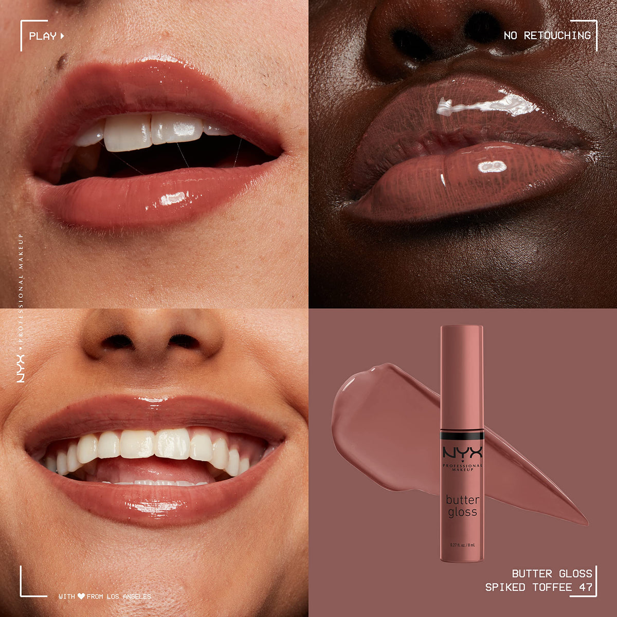 NYX PROFESSIONAL MAKEUP Butter Gloss Brown Sugar Non Sticky – alternate angle