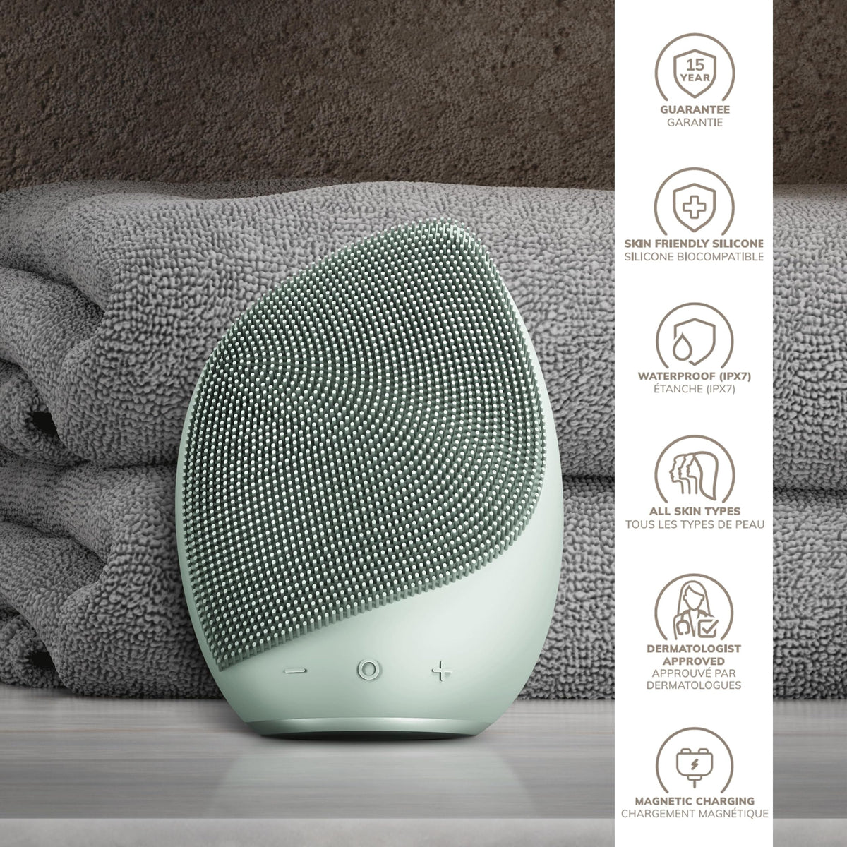 GESKE SmartAppGuided Sonic Facial Brush 5 in 1 - GESKE Official Imagery - 7
