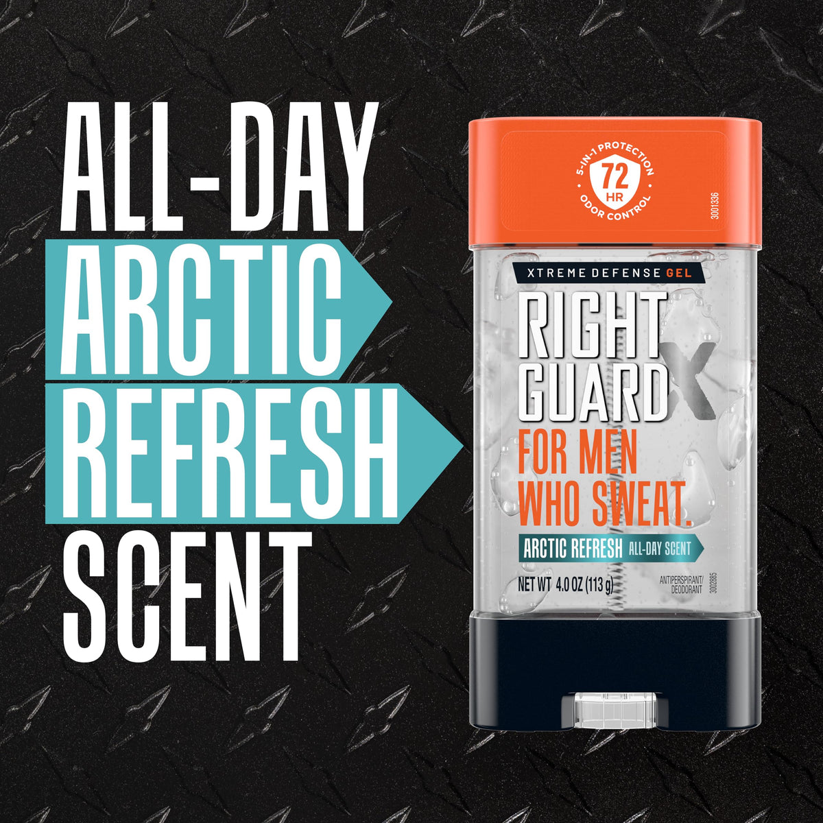 Right Guard Xtreme Defense Antiperspirant Deodorant Gel – alternate angle