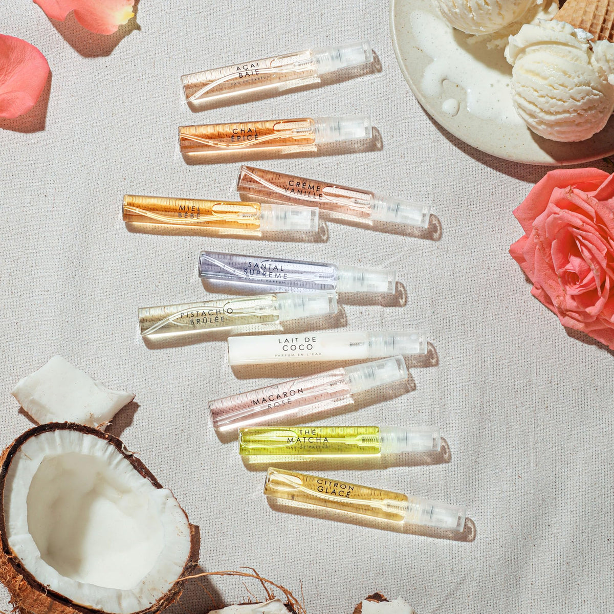 Le Monde Gourmand Parfum de Voyage 10 Piece Purse Spray - Le Monde Gourmand Official Imagery - 4