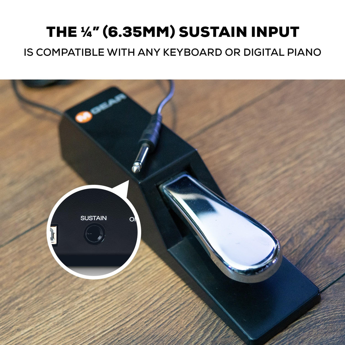 M-AUDIO M AUDIO SP 2 Universal Sustain Pedal – full view, size 1 Function