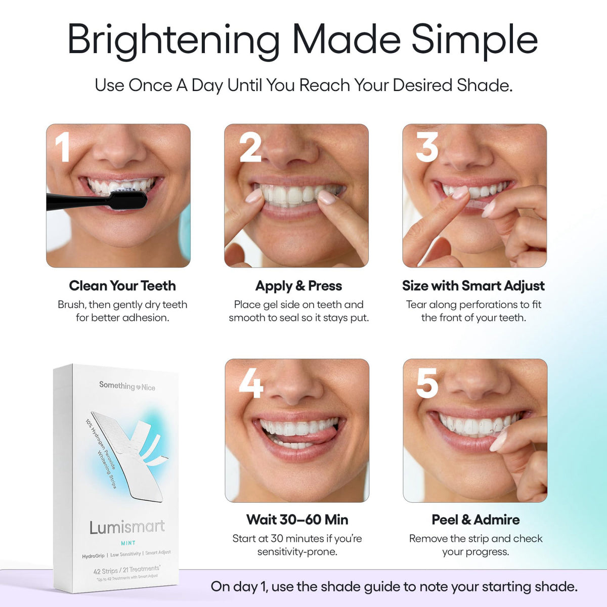 Something Nice Lumismart Whitening Strips — view 6