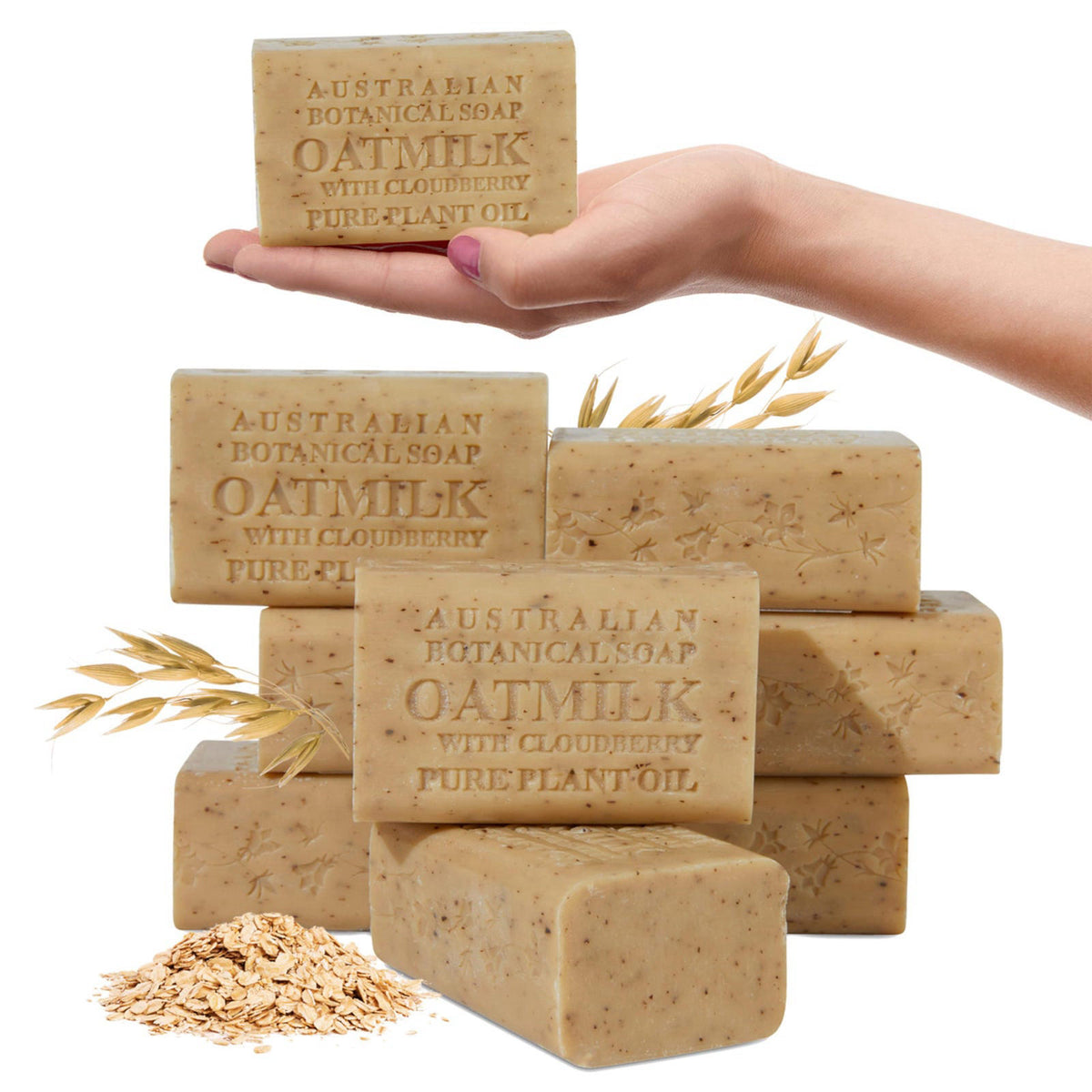 Australian Botanical Soap Oat Milk Cloudberry Bars 6 6 oz — view 2