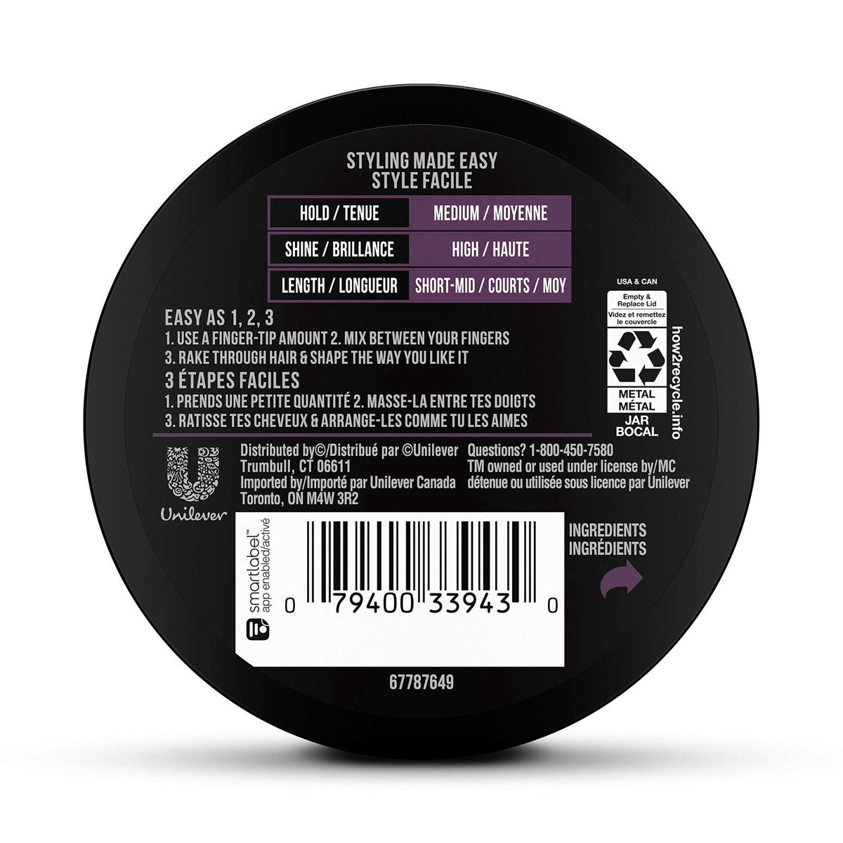 AXE Hair Pomade for Men For a Clean Cut Look Classic Easy to — view 3