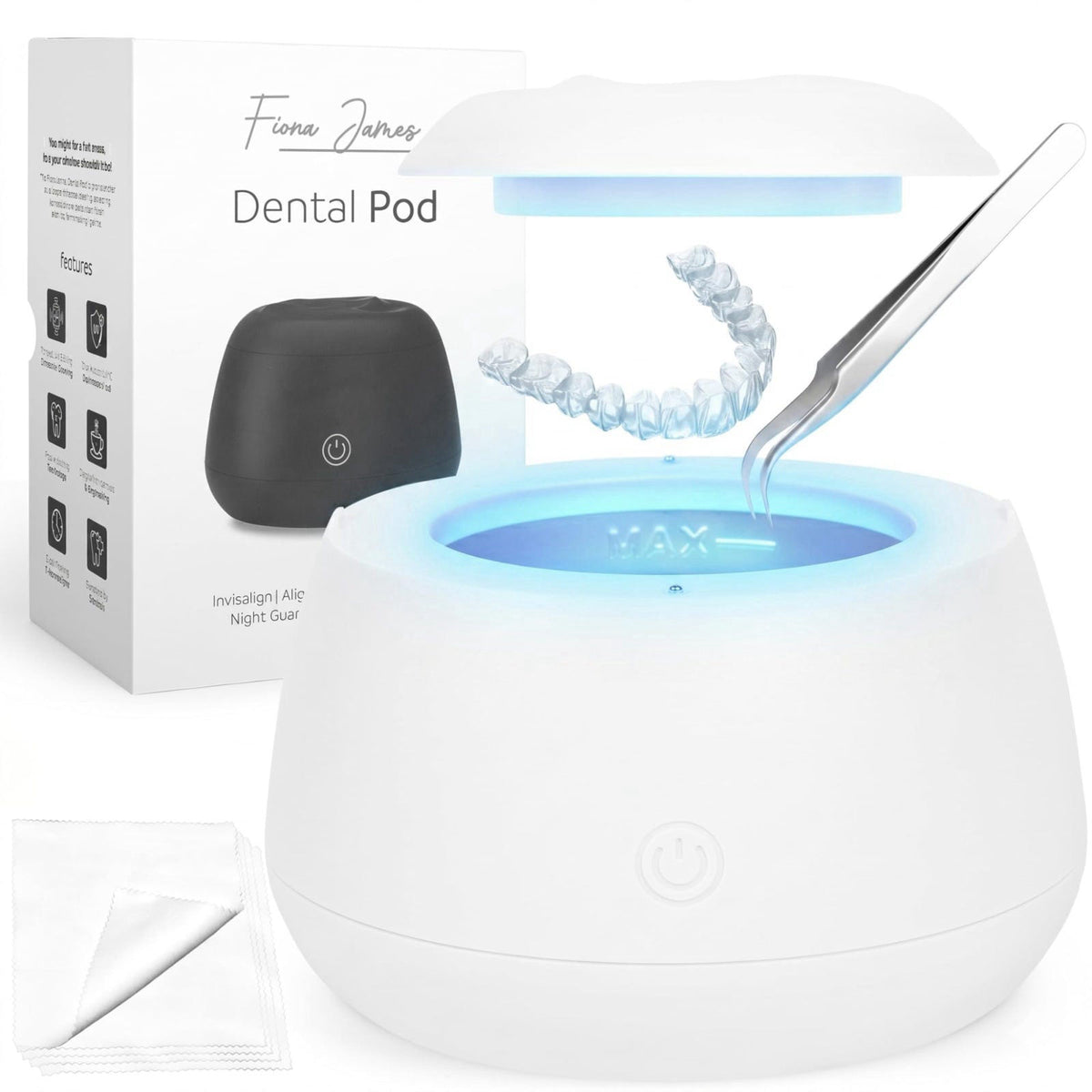 Fiona James Ultrasonic Retainer Cleaner 48kHz UV Aligner — view 2