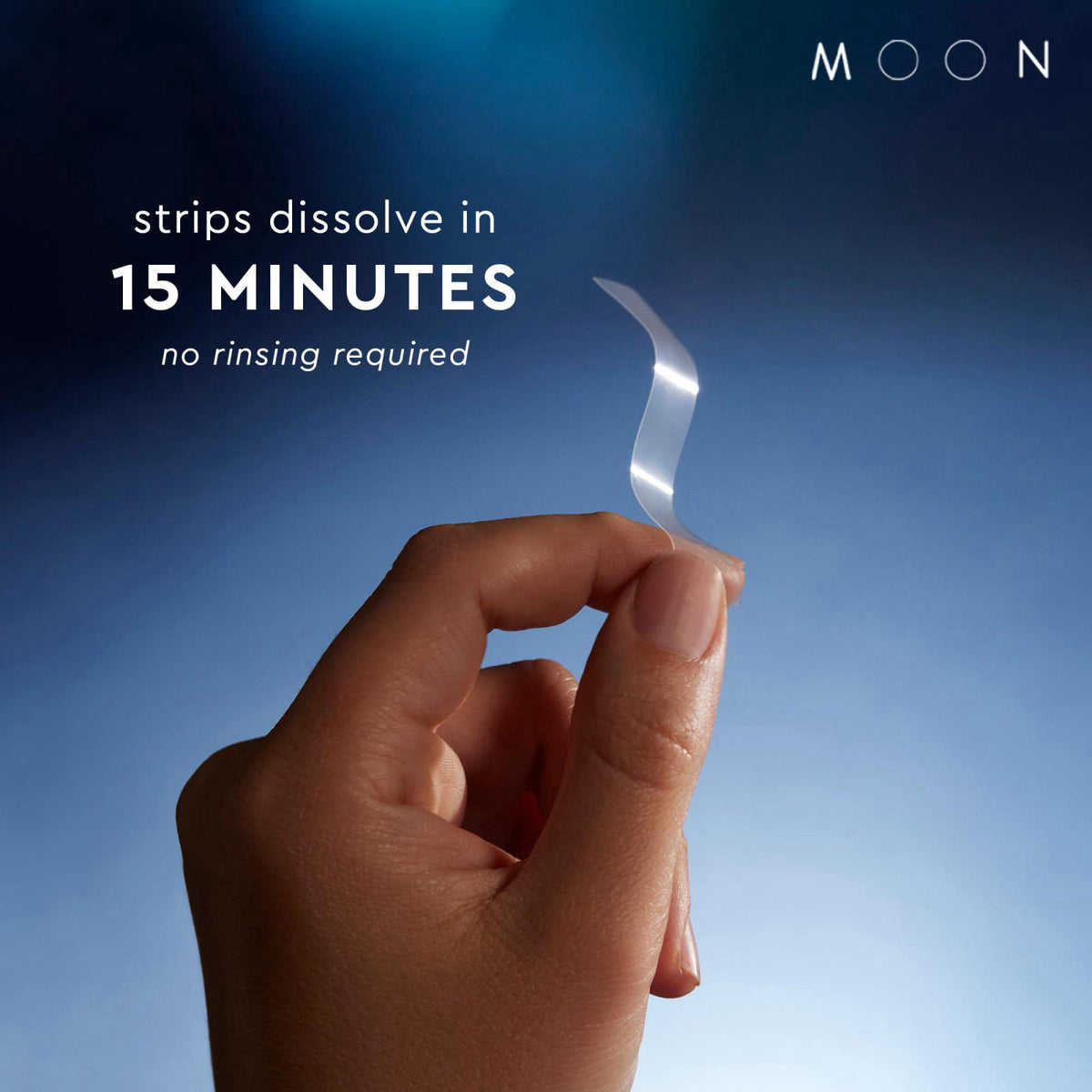 MOON Dissolving Teeth Whitening Strips 56 No Rinse White — view 3