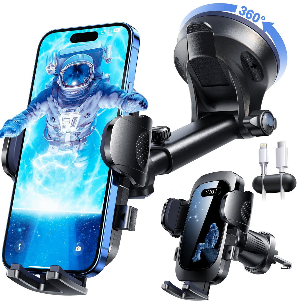 YRU True Military Grade 360 Rotation Suction 2026 Ultimate — view 7