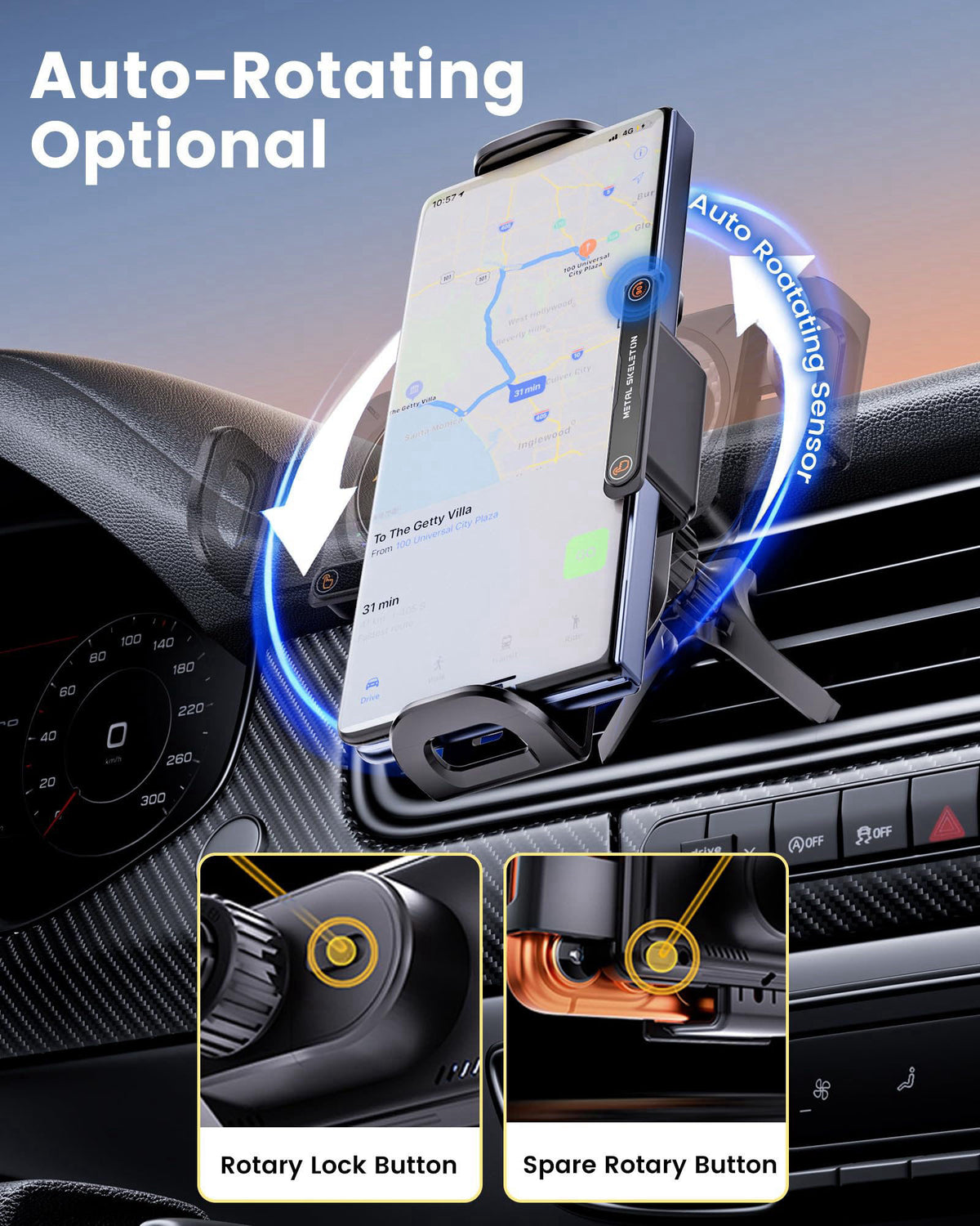15W Fast Charging Wireless Car Charger Mount for Z Fold 7 6 by xuenair — view 7