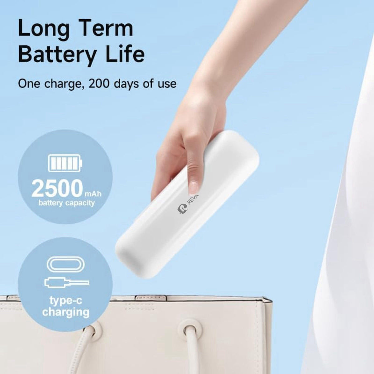 Reva V3 Sonic Electric Toothbrush for Adults Dual Display 5 by R REVA — view 7