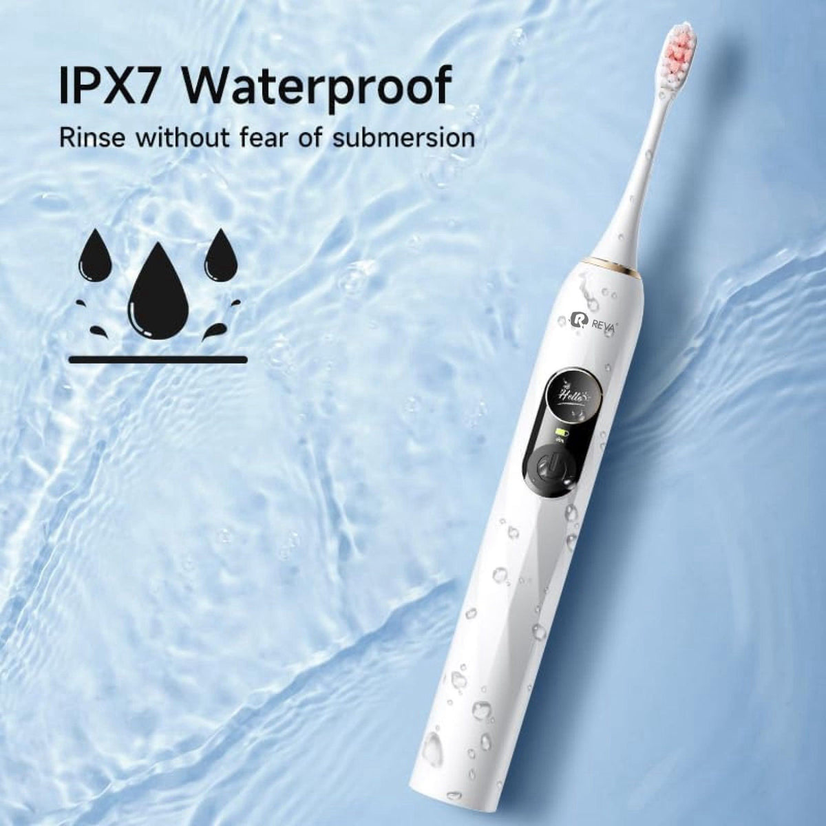 Reva V3 Sonic Electric Toothbrush for Adults Dual Display 5 by R REVA — view 8