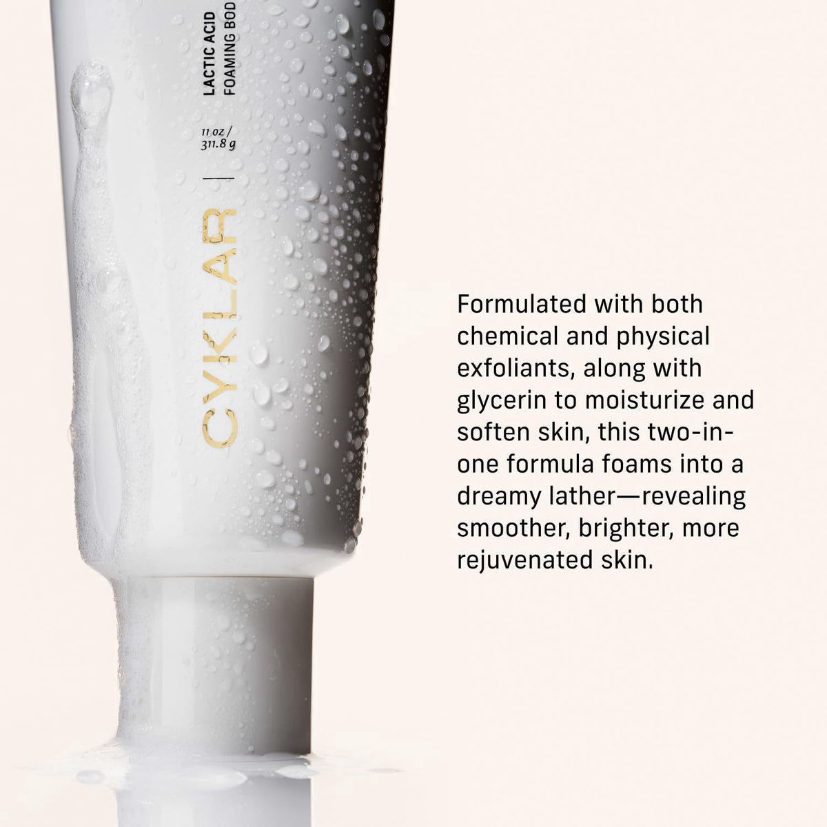 Lactic Acid Body Polish Chemical Exfoliator with AHAs by CYKLAR — view 4