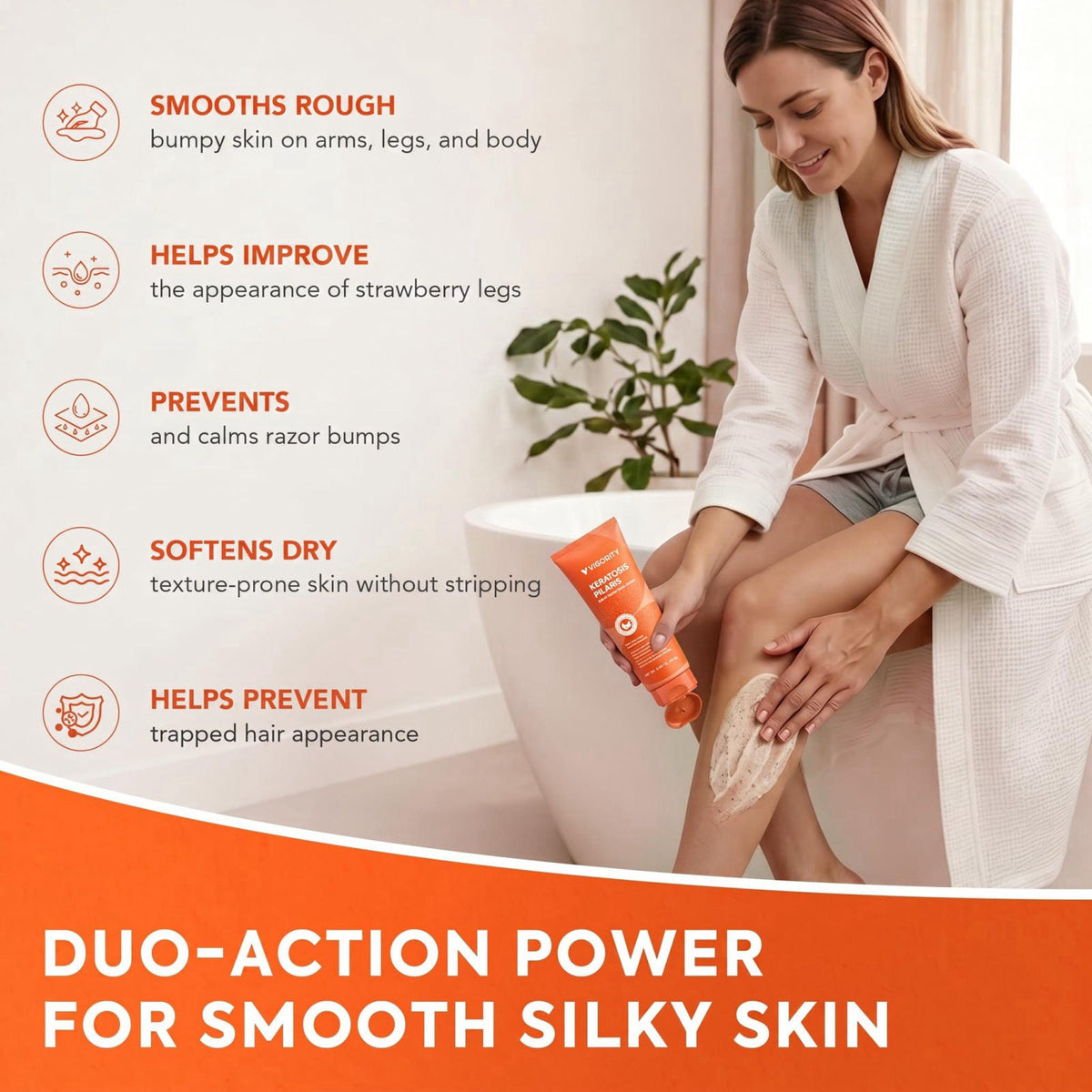 KP Bump Eraser Body Scrub Keratosis Pilaris Lotion Set with by Vigority — view 6