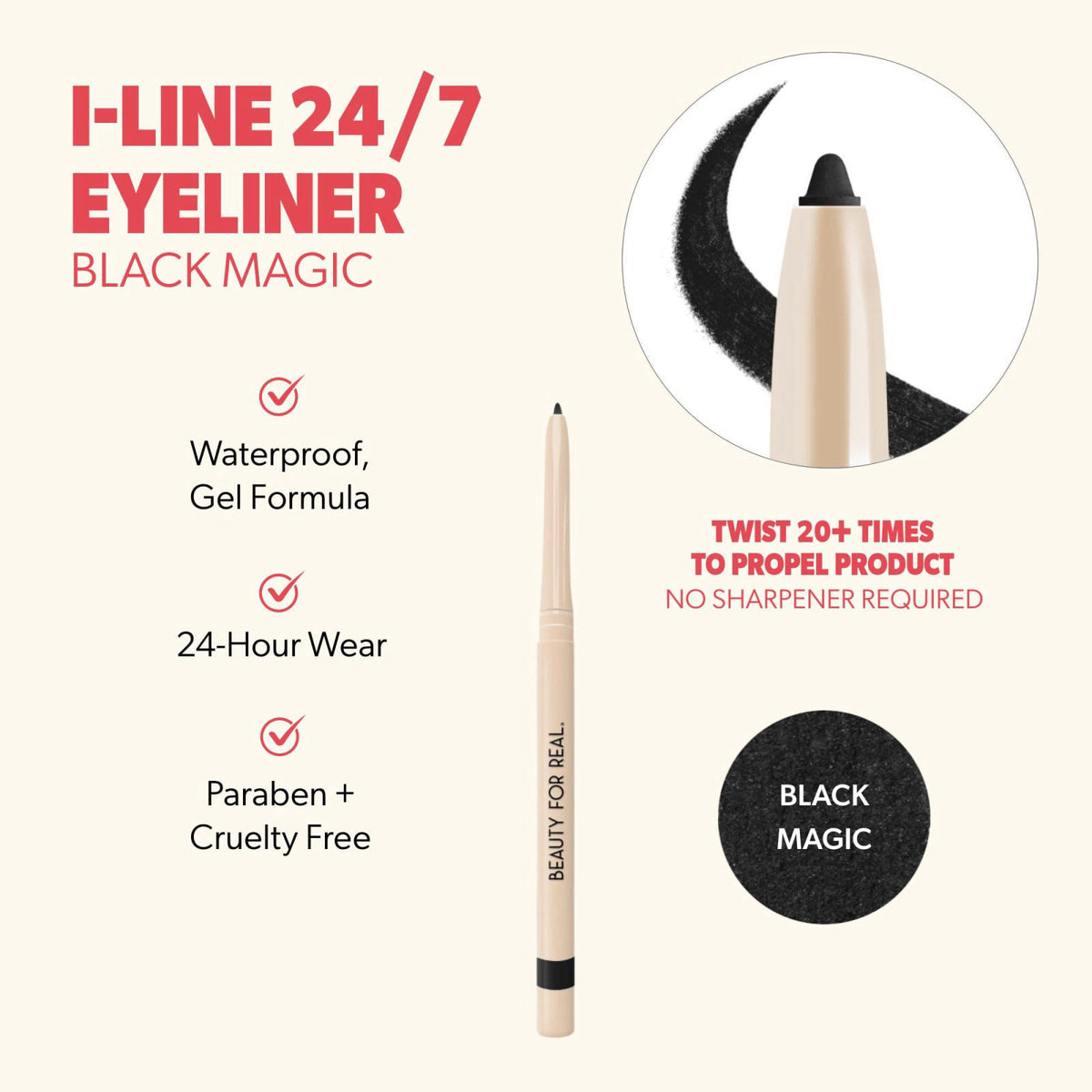 Beauty For Real I Line 24 7 Eyeliner Hi Def Mascara Set — view 4