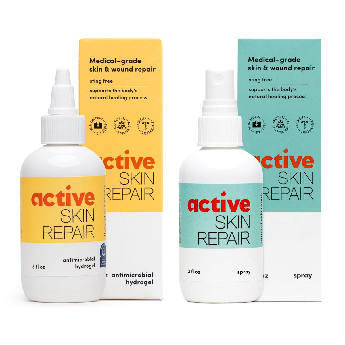 Active Skin Repair First Aid Hydrogel and Spray Bundle 3 oz by BLDG ACTIVE — view 2