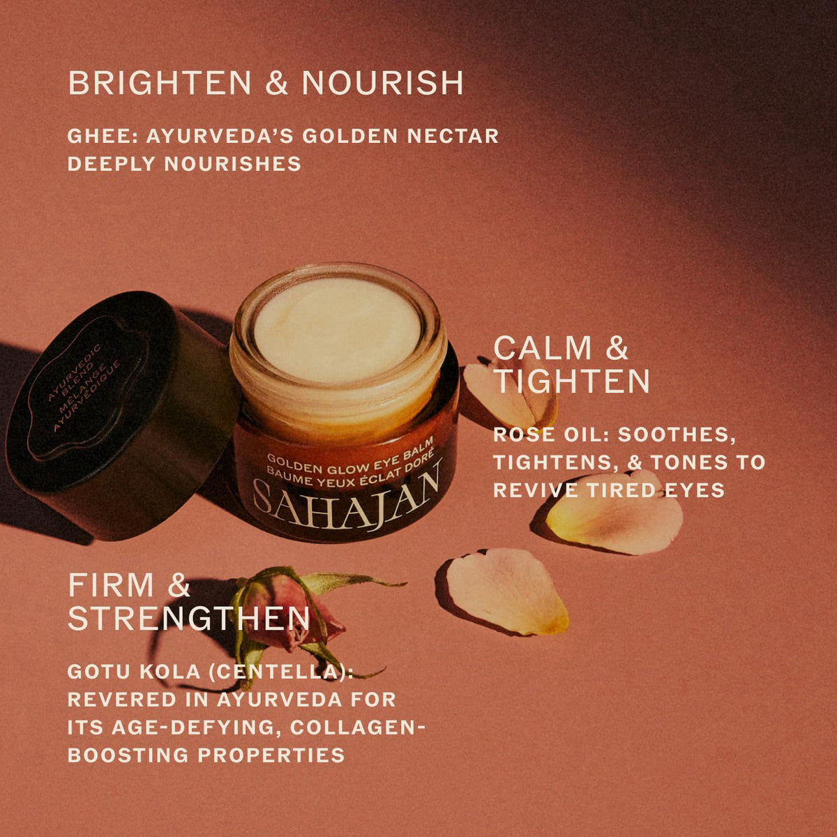 Sahajan Golden Glow Eye Balm Brightening Under Eye Cream 0 5 — view 3