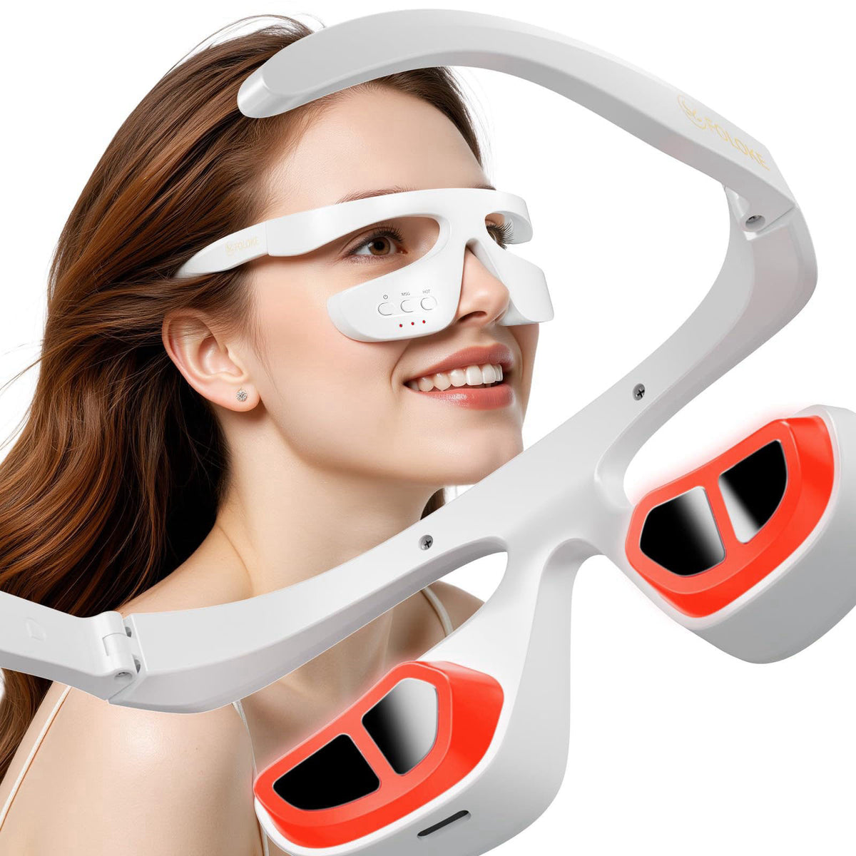 Under Eye Red Light Therapy Device 630nm Treatment of Eye by FOLOKE — view 2