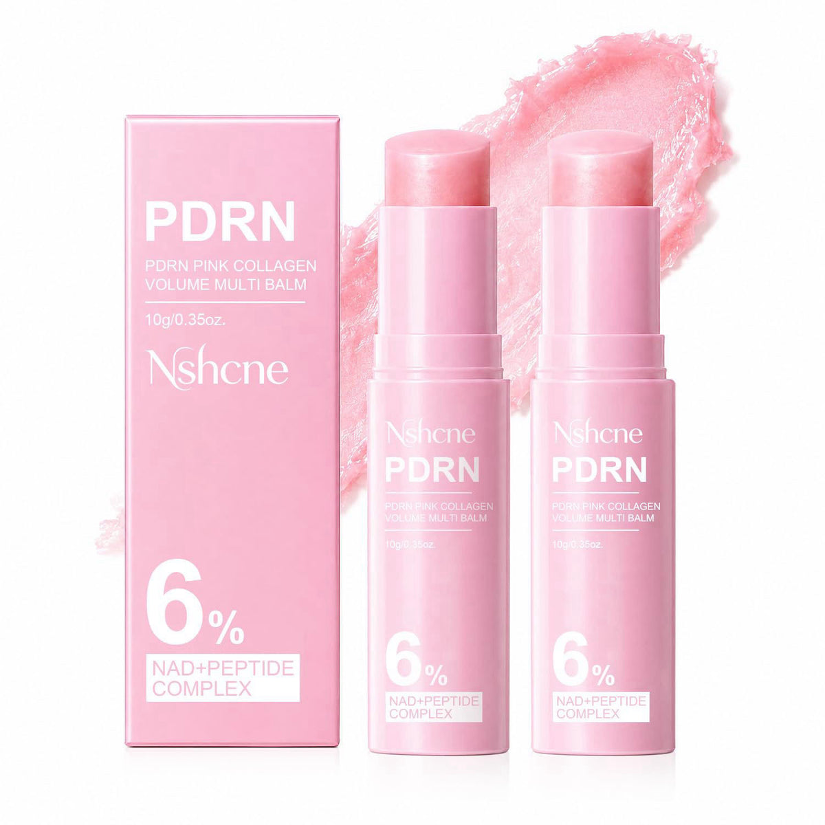 PDRN Pink Collagen Volume Multi Balm 2 PCS Face Body by Nshcne — view 2