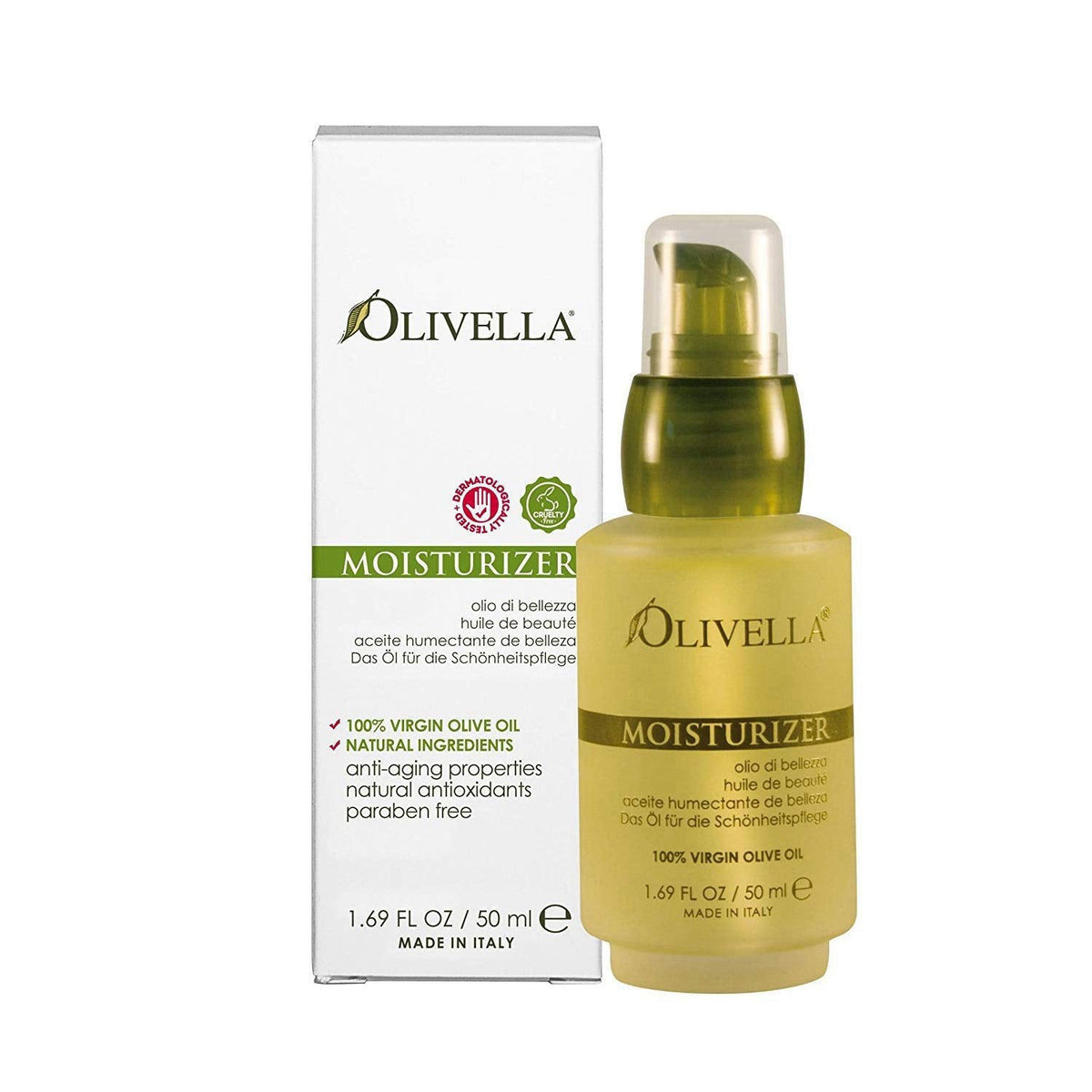 Olivella All Natural Virgin Olive Oil Moisturizer For All — view 2