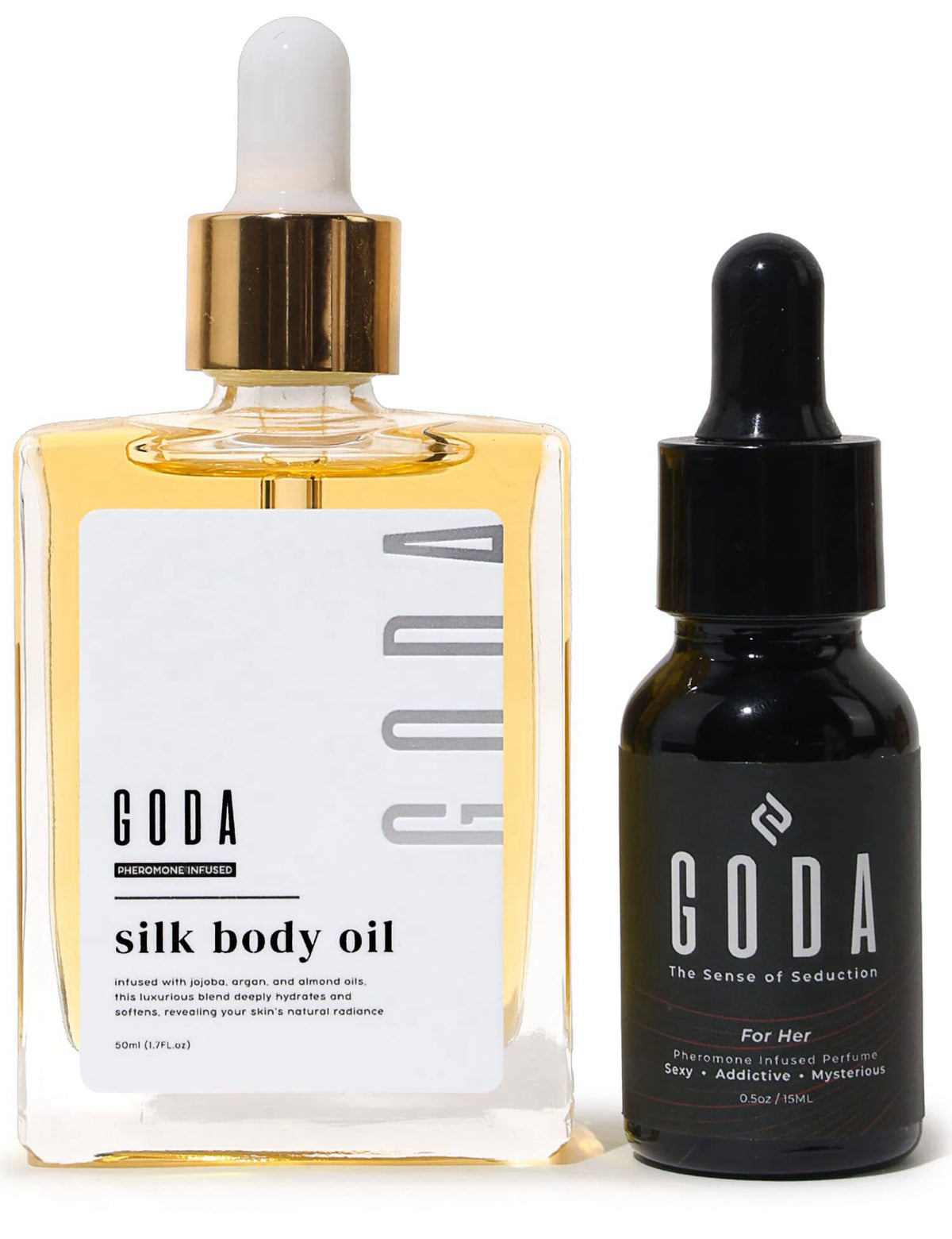 GODA Pheromones Perfume for Women Silk Body Oil Bundle Long — view 2