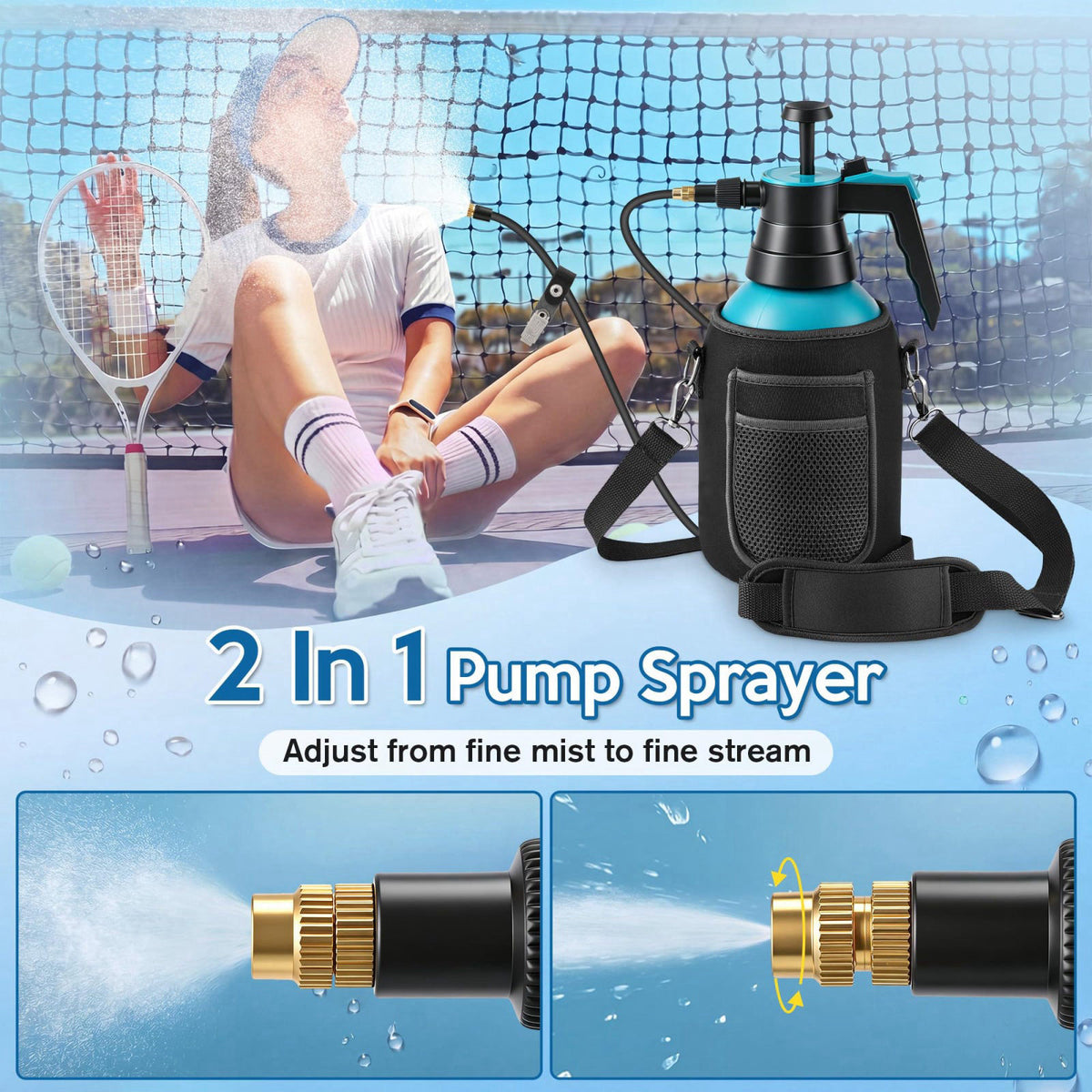 Personal Mister 2 in 1 Water Spray Bottle with 3 3ft Mist by Aurelema — view 4