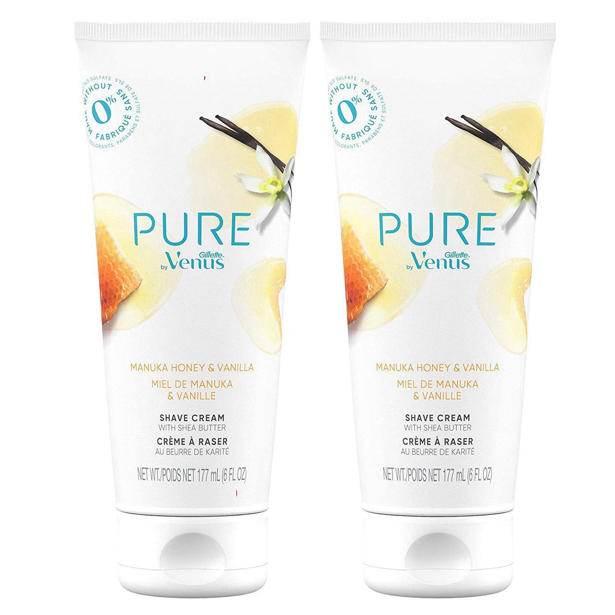 Pure by Gillette Venus Shaving Cream Manuka Honey and — view 2