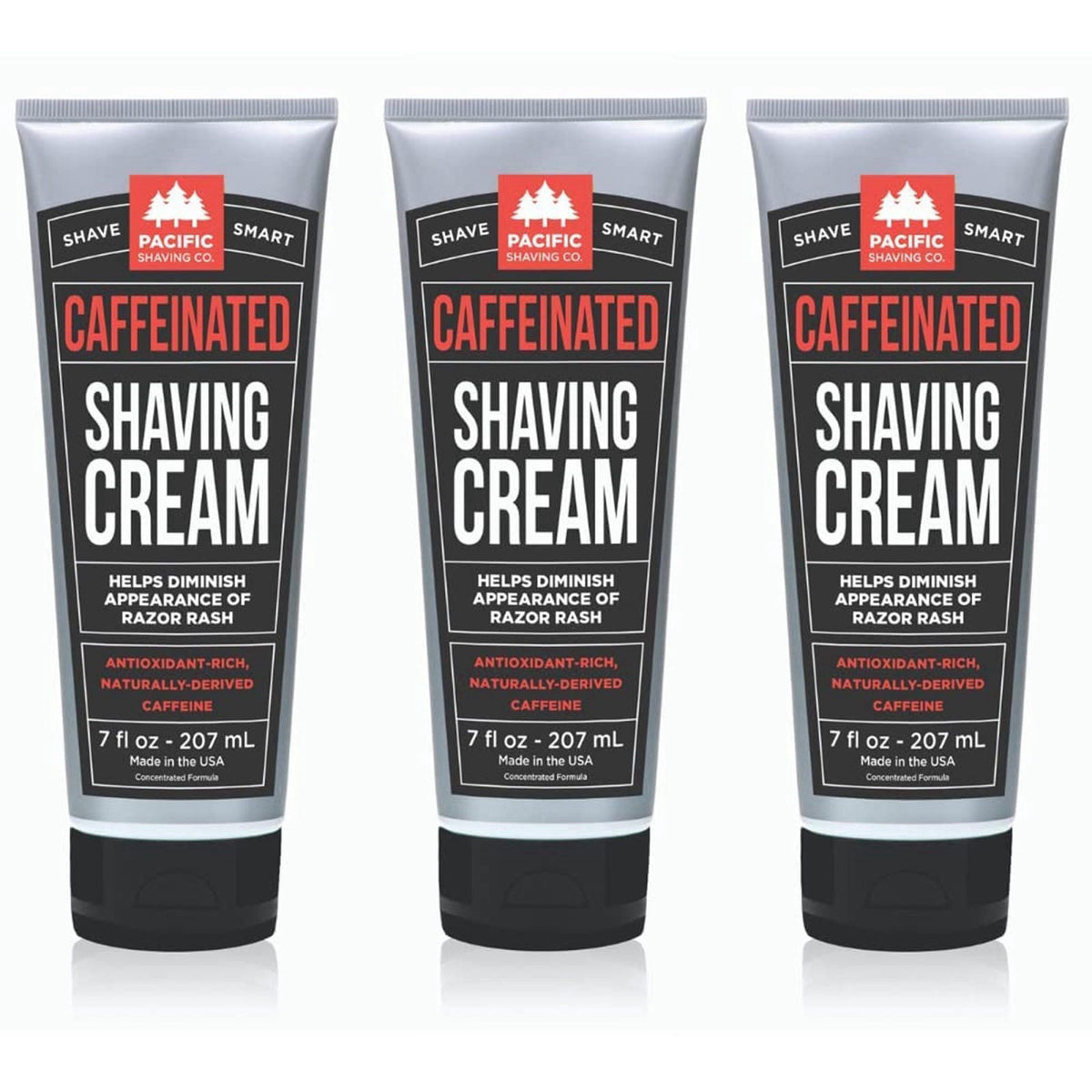 Pacific Shaving Company Men s Caffeinated Shaving Cream 7 Oz — view 2