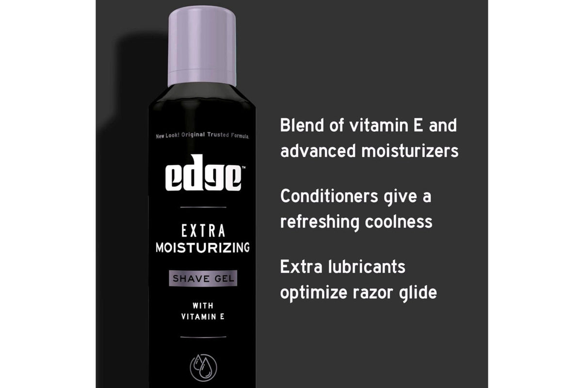 Edge Extra Moisturizing Shave Gel with Vitamin E Moisturizes — view 7