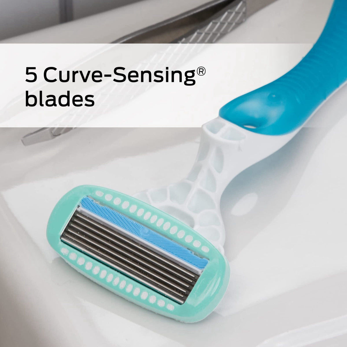 Schick Hydro Silk Sensitive 5 Blade Disposable Razors for — view 3