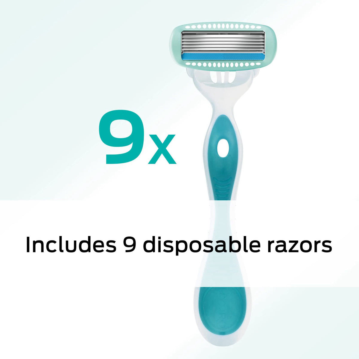 Schick Hydro Silk Sensitive 5 Blade Disposable Razors for — view 8